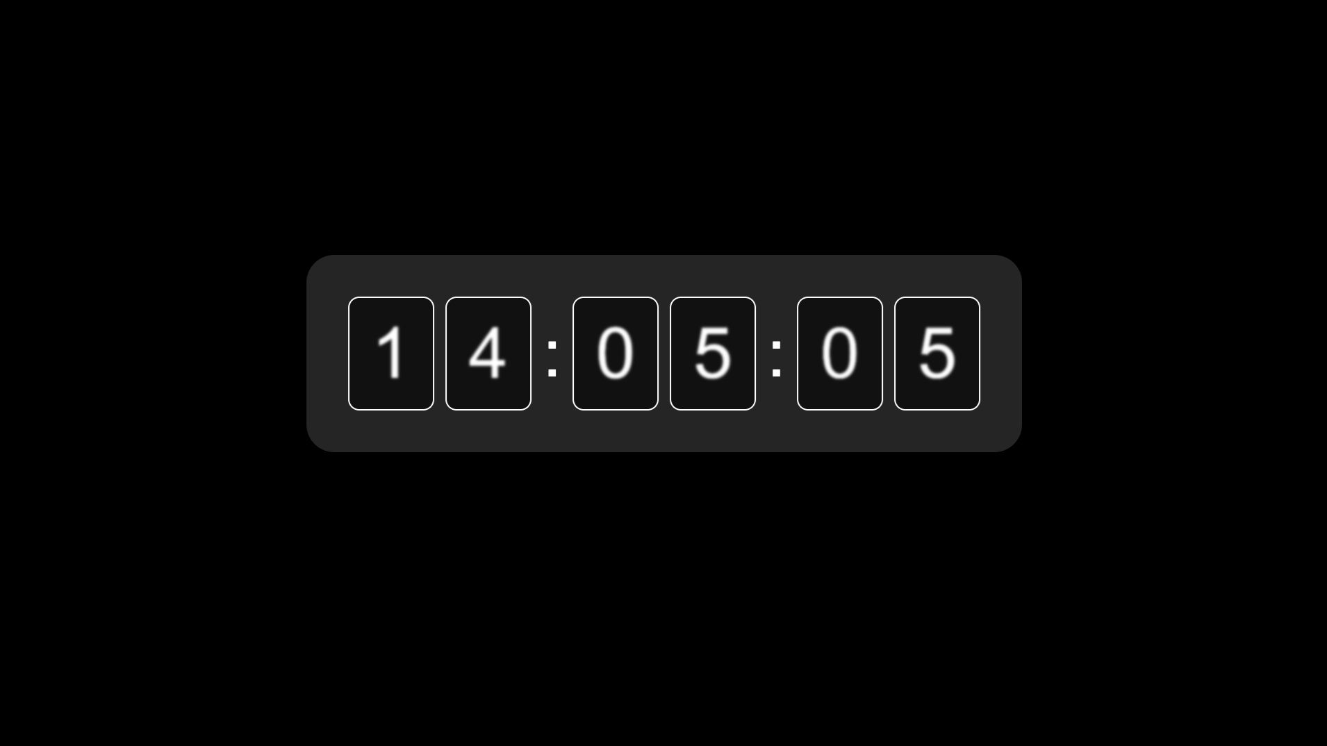 clock demo